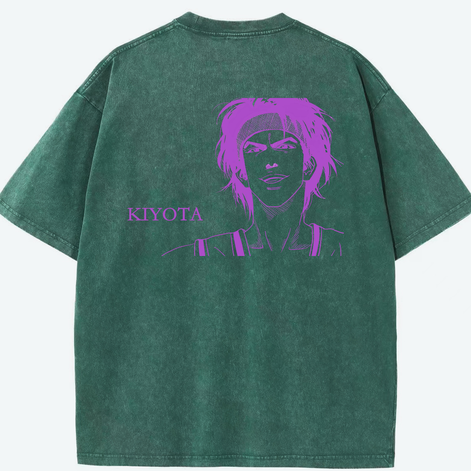 （画像用） SLAM DUNK／スラムダンク 綿100% ヴィンテージ風 半袖Tシャツ（背面プリント）